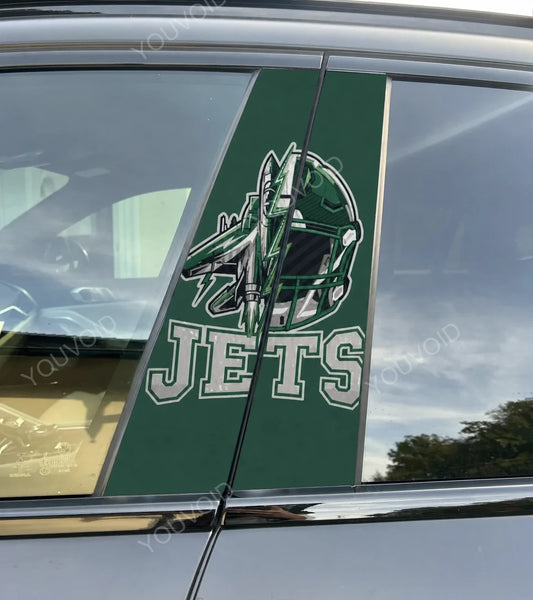 New York Jets Car Pillar Wrap - Universal Fit Style 2