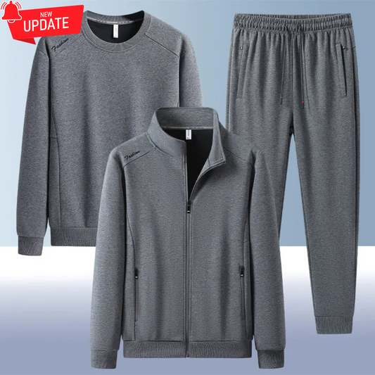 Stylish sportswear comfortable three-piece set(upgrad)