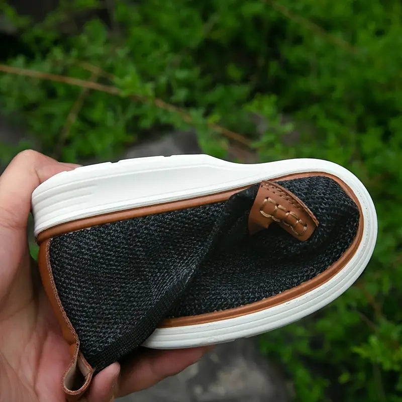 Men's Lightweight Breathable Slip On Penny Loafer Shoes - Bellkmart