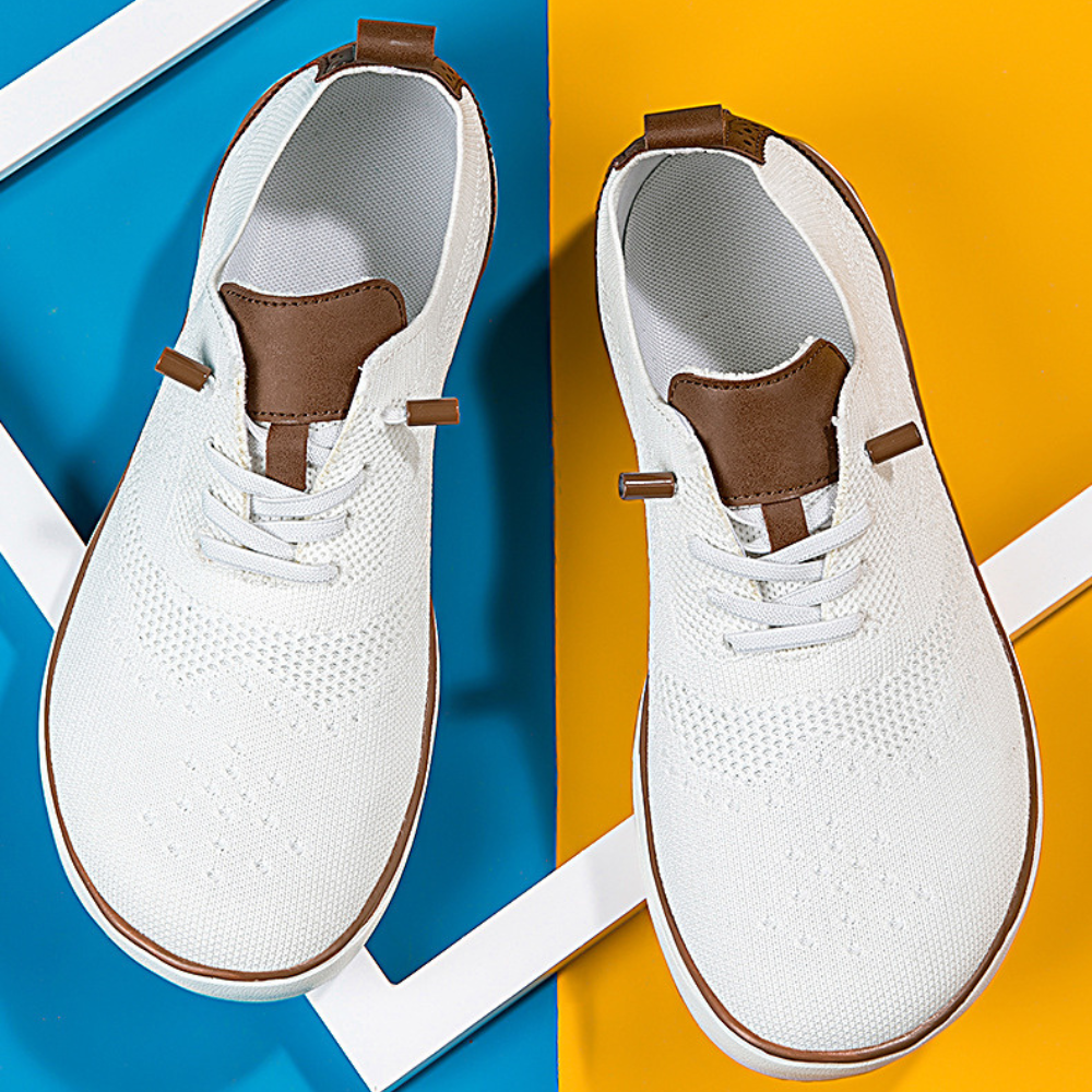 Super Comfy breathable Orthopedic Mesh Wide Toe Box Sneakers - Bellkmart