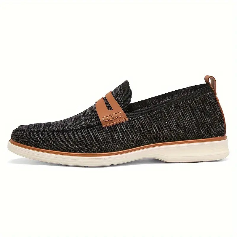 Men's Lightweight Breathable Slip On Penny Loafer Shoes - Bellkmart