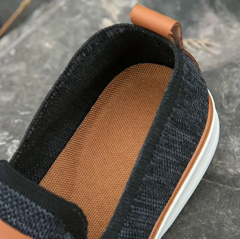 Men's Lightweight Breathable Slip On Penny Loafer Shoes - Bellkmart