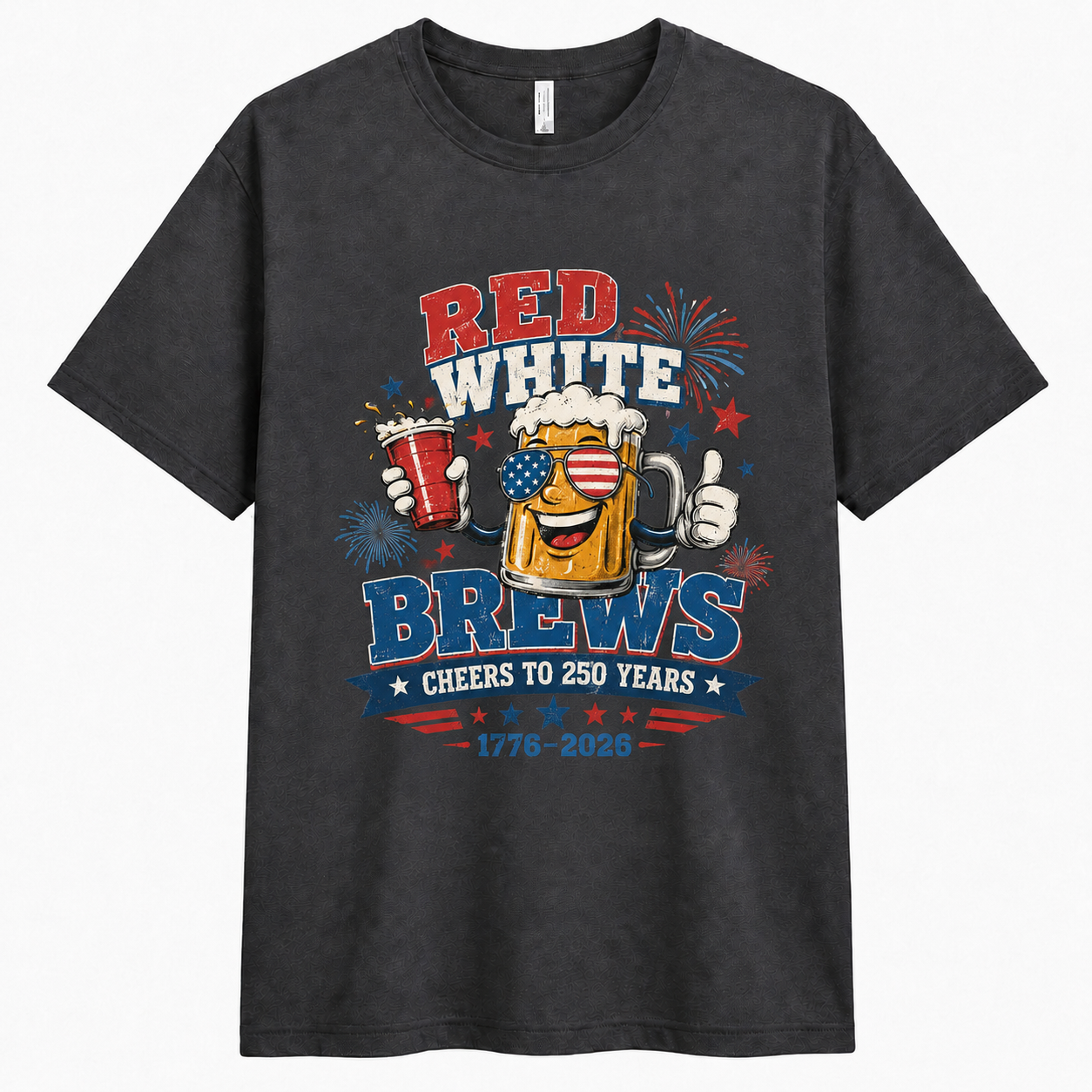 Men’s Red White & Brews 250 Graphic Tee - Bellkmart