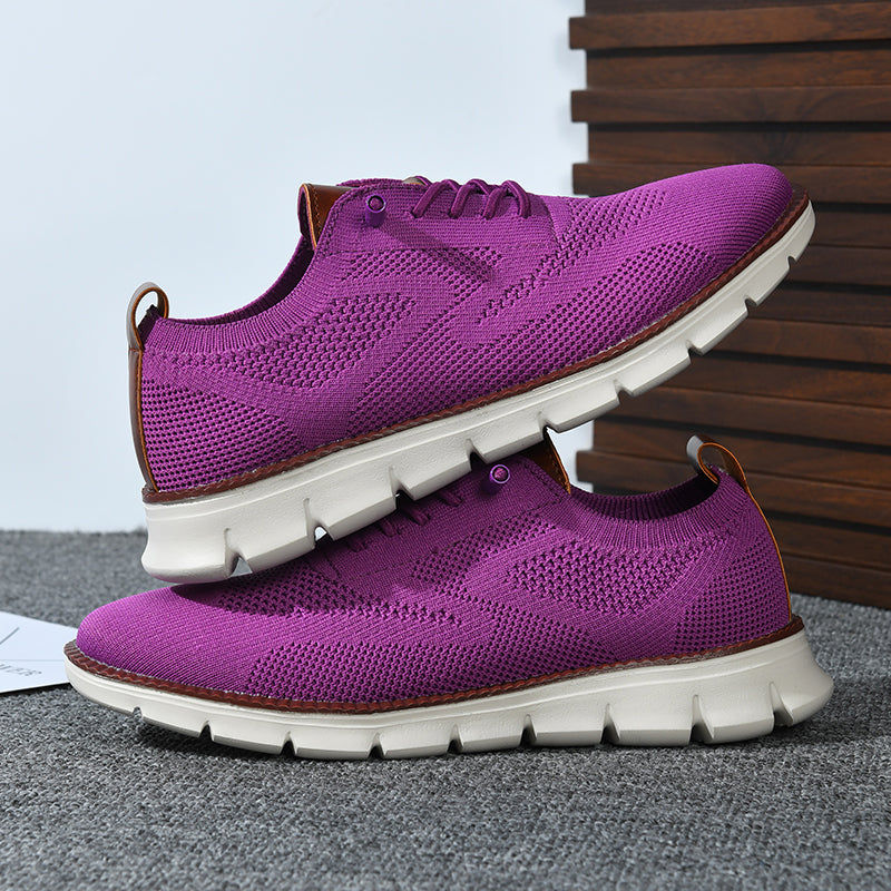 Women Oxford Comfy breathable Orthopedic Mesh Sneakers For Wide Feet - Bellkmart