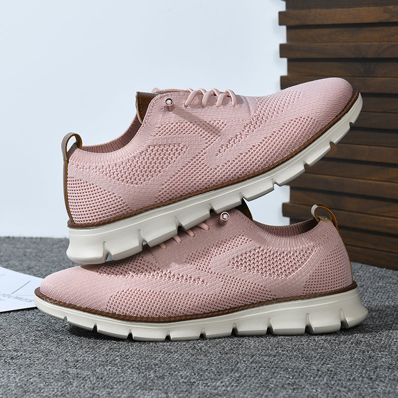 Women Oxford Comfy breathable Orthopedic Mesh Sneakers For Wide Feet - Bellkmart