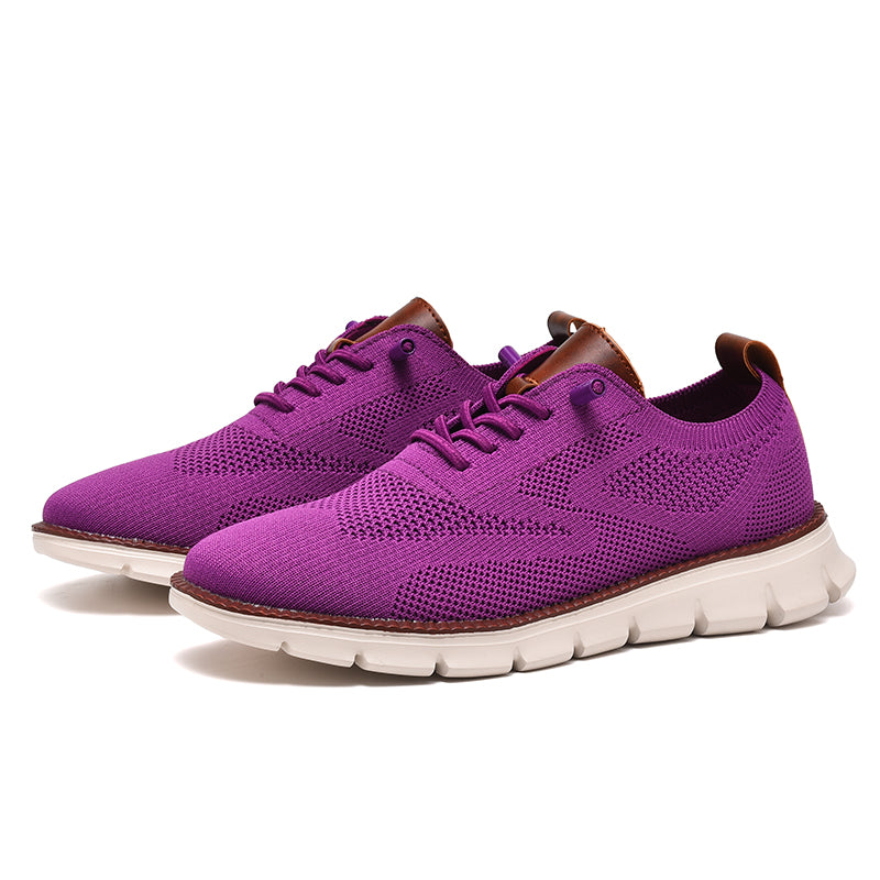 Women Oxford Comfy breathable Orthopedic Mesh Sneakers For Wide Feet - Bellkmart