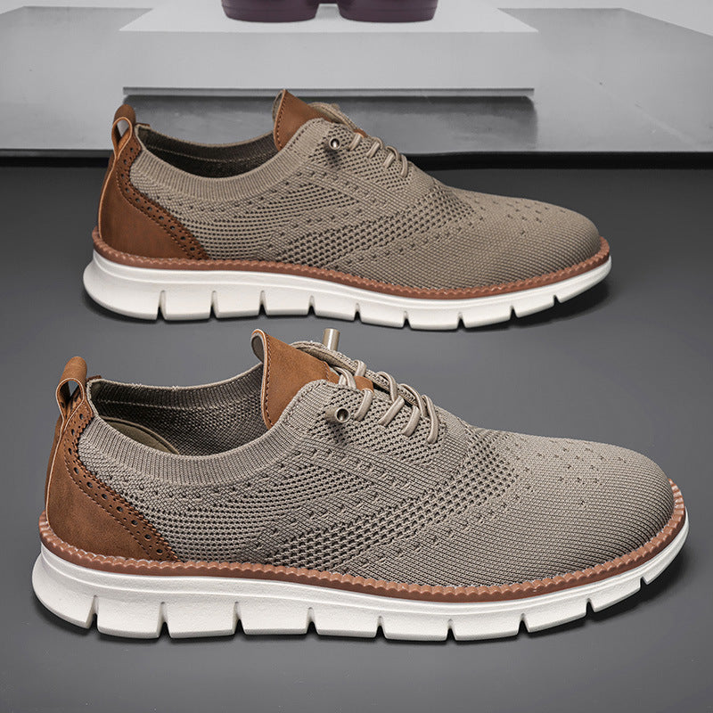 Orthopedic Mesh Breathable Oxford Sneakers - Bellkmart