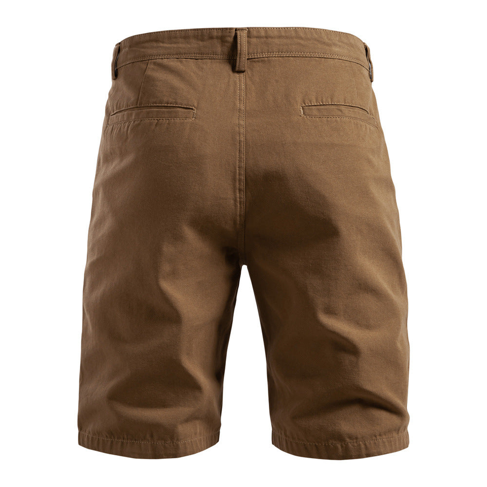 Men's Durable Pleated Shorts with Multiple Pockets - Bellkmart