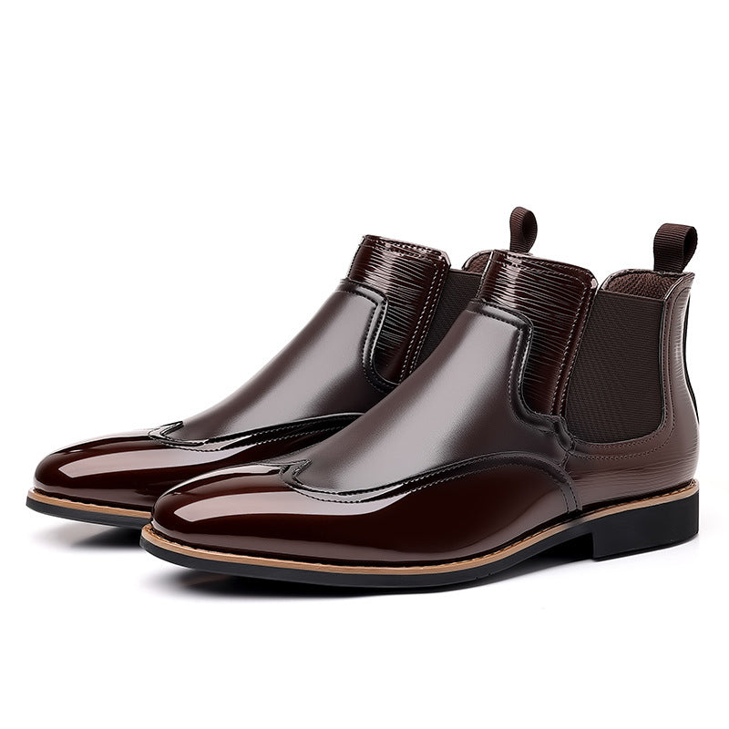 Men's Colorblock Chelsea Boots - Bellkmart