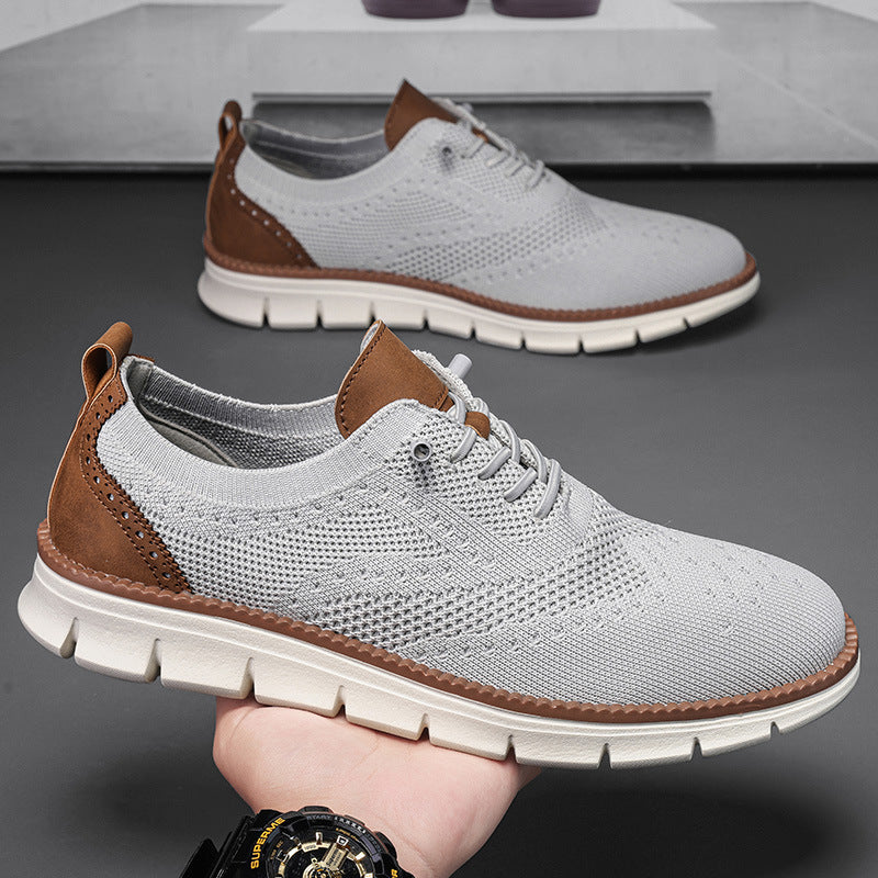 Orthopedic Mesh Breathable Oxford Sneakers - Bellkmart