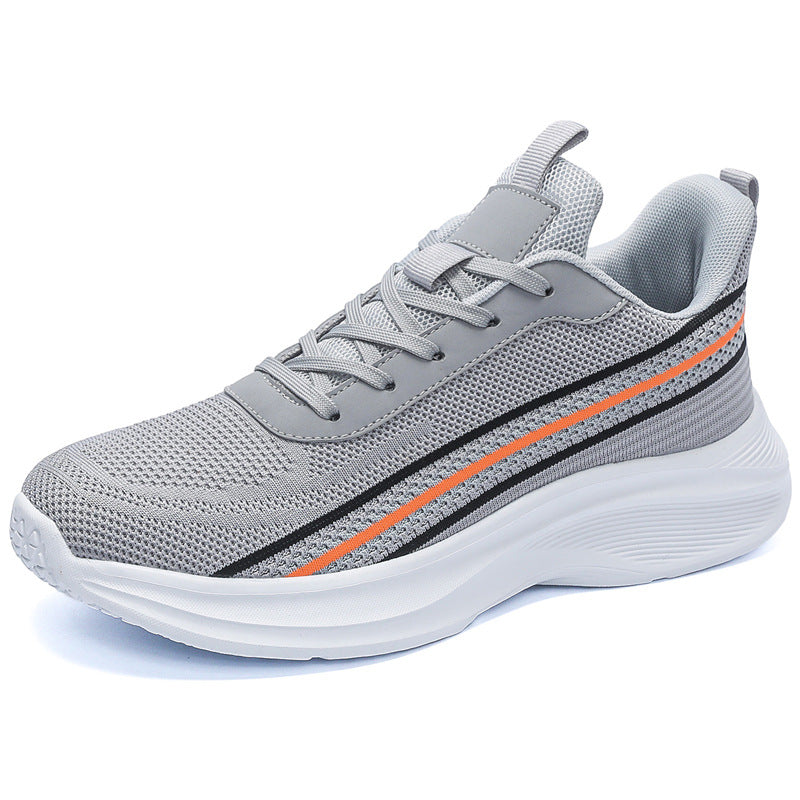 Striped Comfort Breathable Orthopedic Sneakers - Bellkmart
