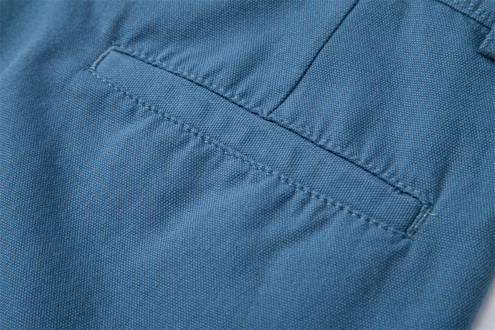 Men's Durable Pleated Shorts with Multiple Pockets - Bellkmart