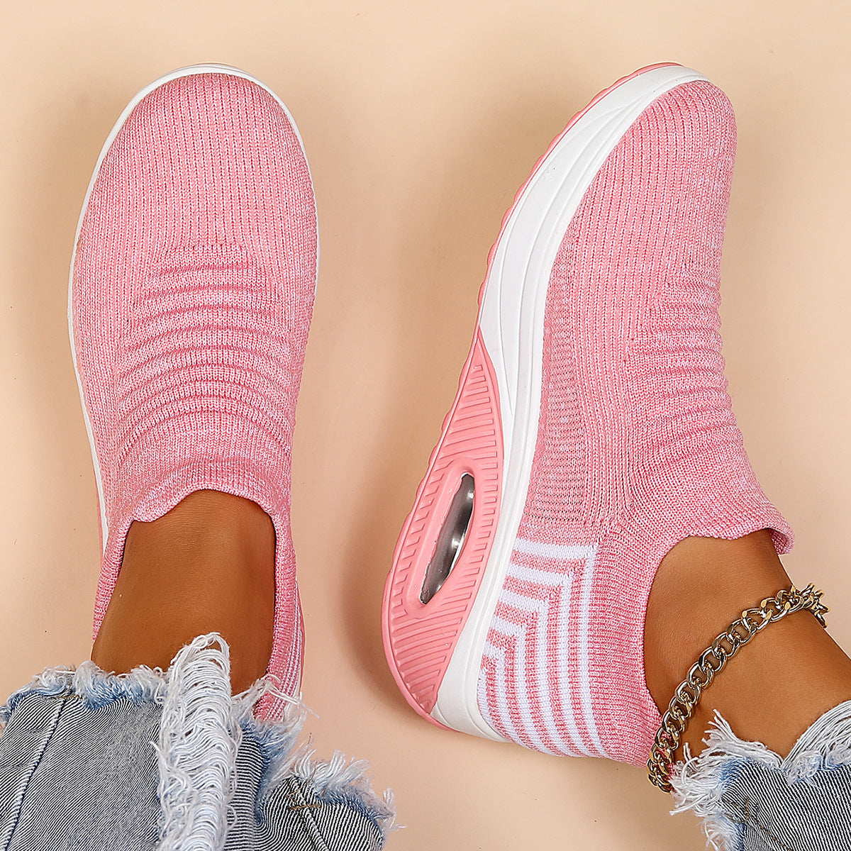 Breathable Women's Air Cushion Orthopedic Sneakers - Bellkmart