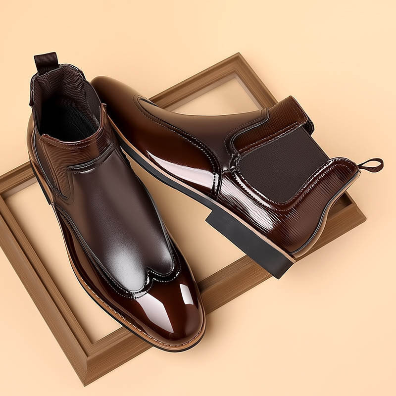 Men's Colorblock Chelsea Boots - Bellkmart