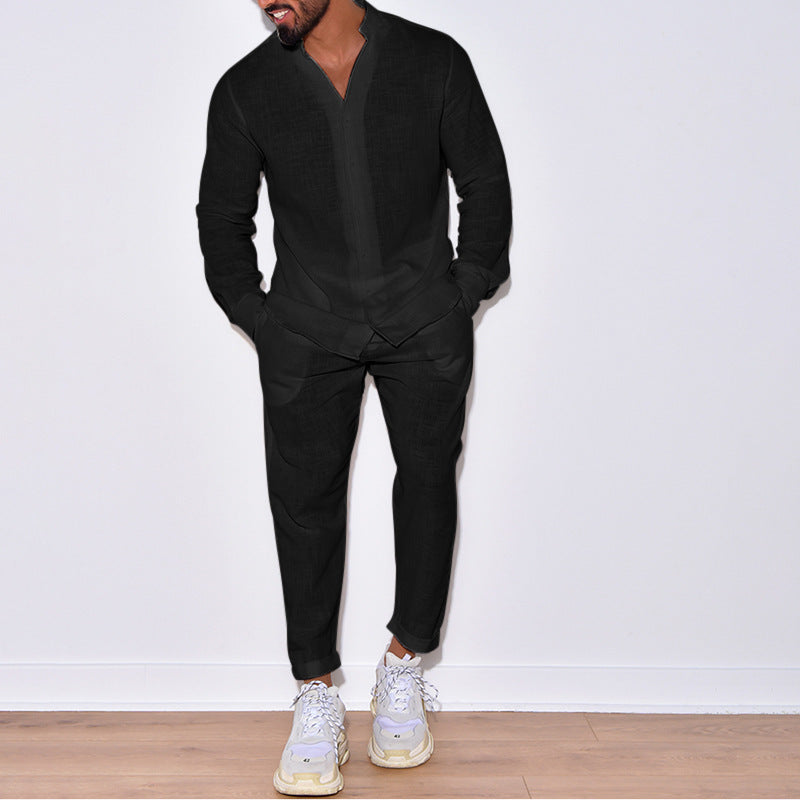 Effortless Linen Set: Timeless Comfort and Casual Elegance - Bellkmart