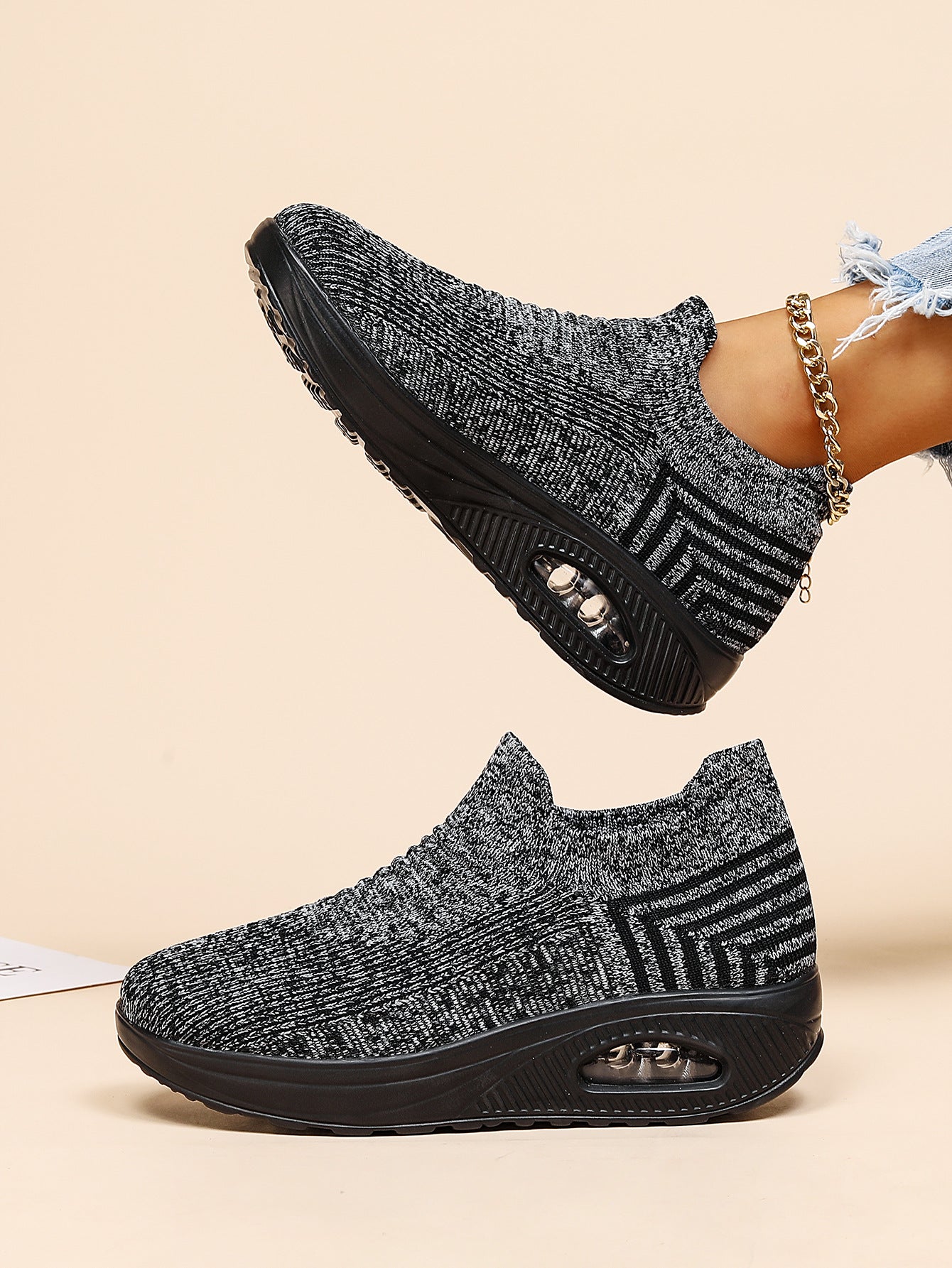 Breathable Women's Air Cushion Orthopedic Sneakers - Bellkmart