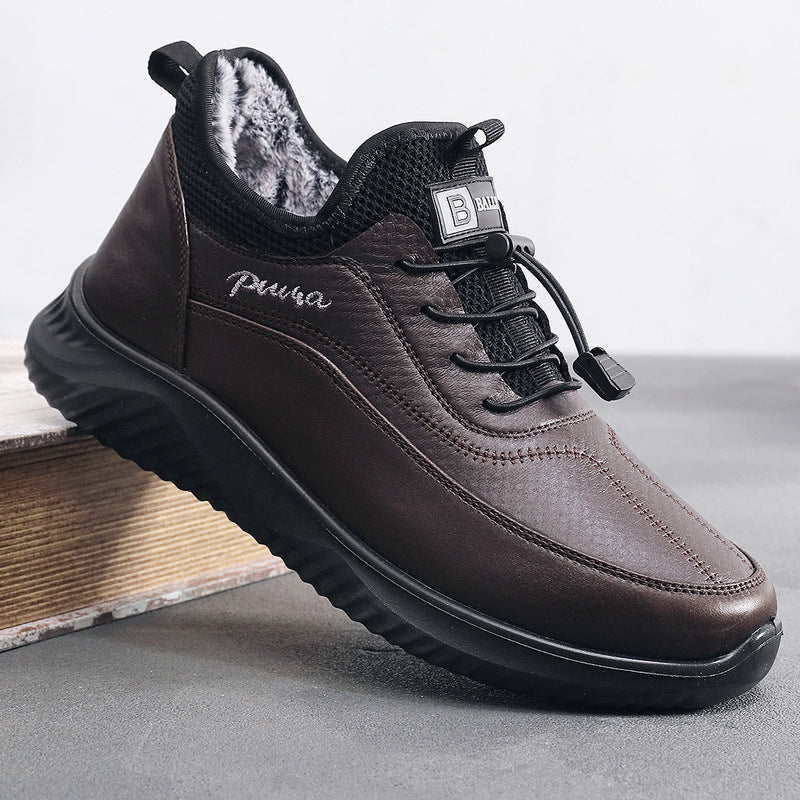 Men's Outdoor Fleece Cold-Proof Orthopedic Shoes - Bellkmart