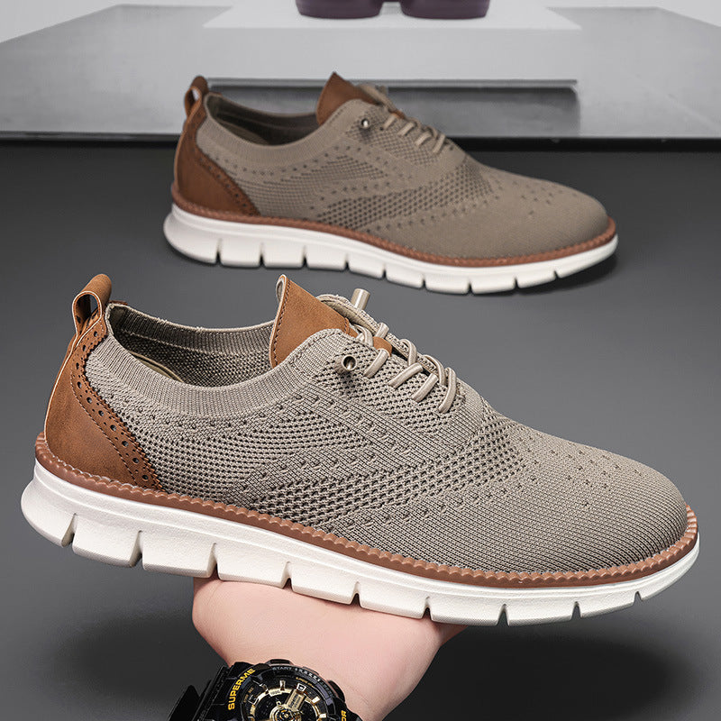 Orthopedic Mesh Breathable Oxford Sneakers - Bellkmart