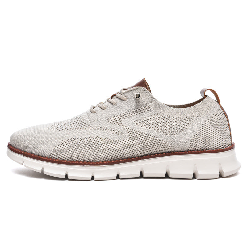 Bellkmart Super Comfy breathable Orthopedic Mesh Sneakers For Wide Feet - Beige - Bellkmart