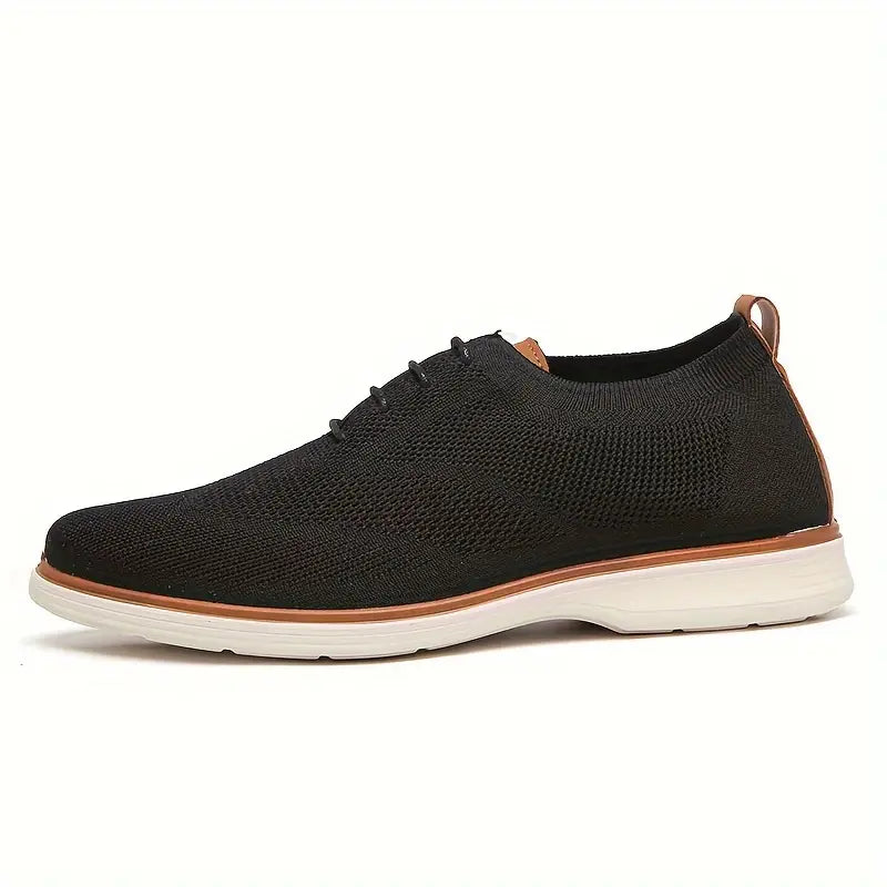 Men's Trendy Business Style Breathable Walking Shoes - Bellkmart