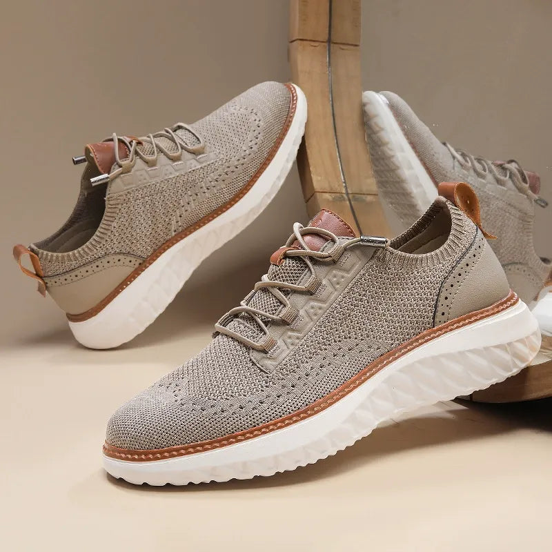Oxford Comfy breathable Orthopedic Mesh Sneakers - Bellkmart