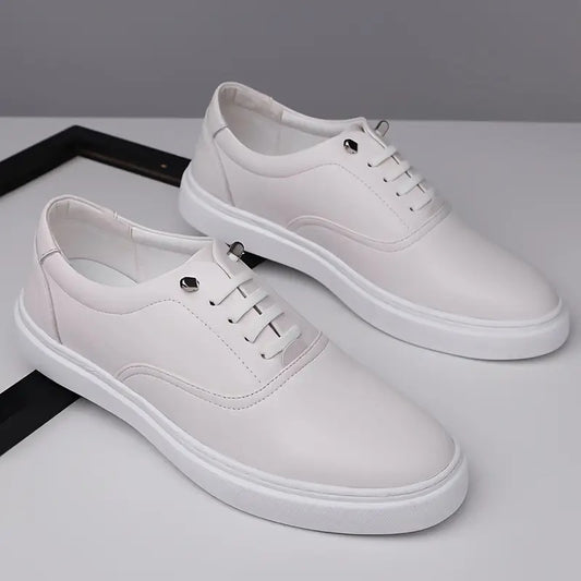 Men's Solid Color Slip On Skateboard Shoes