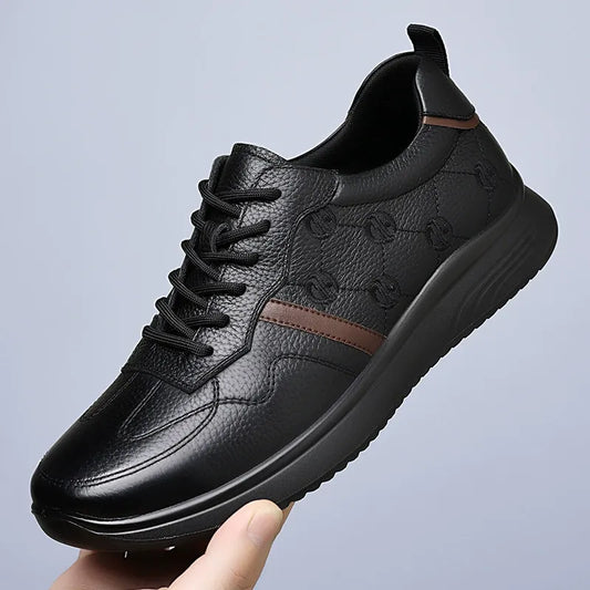 Autumn leather comfort sneakers - Bellkmart