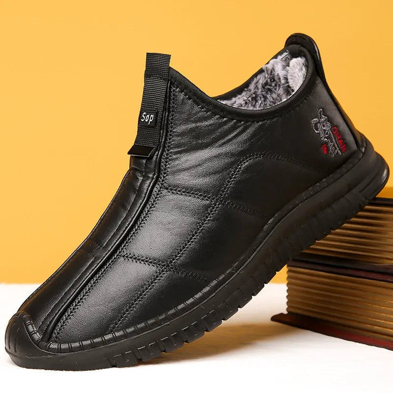 PAPA Lined with Fleece for Warmth Winter Outdoor Shoes - Bellkmart
