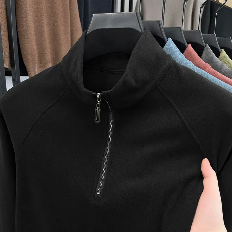 Men's stand collar Thickened sweatshirt