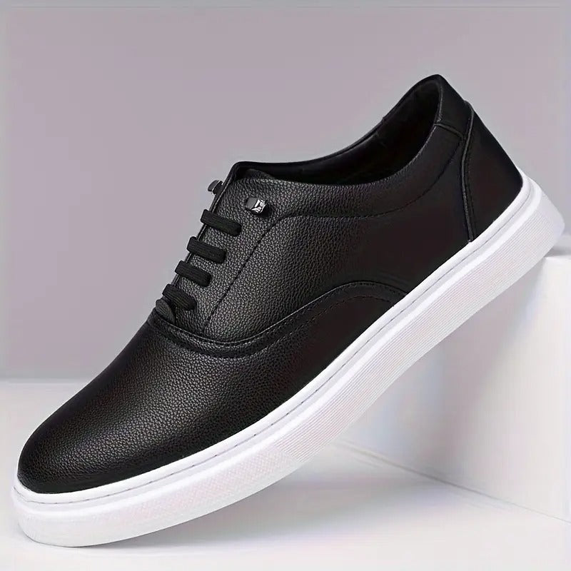 Men's Solid Color Slip On Skateboard Shoes