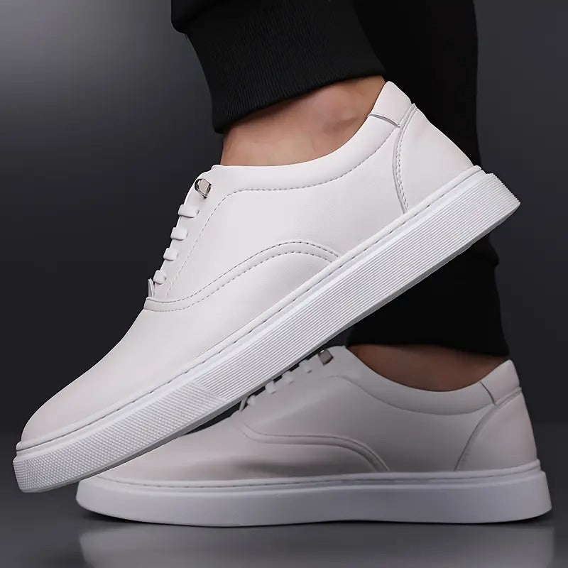 Men's Solid Color Slip On Skateboard Shoes