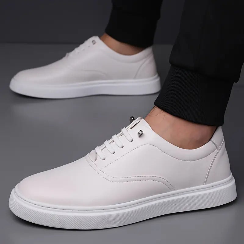 Men's Solid Color Slip On Skateboard Shoes