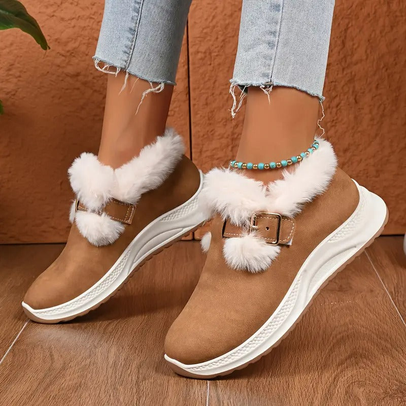 Women's Plush Winter Warm Comfy Snow Boots