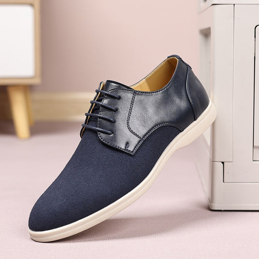 Suede and nubuck leather business shoes
