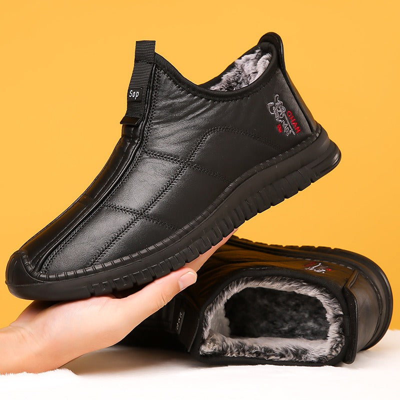 PAPA Lined with Fleece for Warmth Winter Outdoor Shoes - Bellkmart
