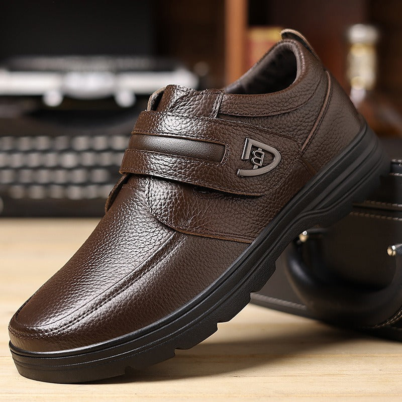 Breathable Casual Retro Slip-On Soft Sole Dad Shoes - Bellkmart