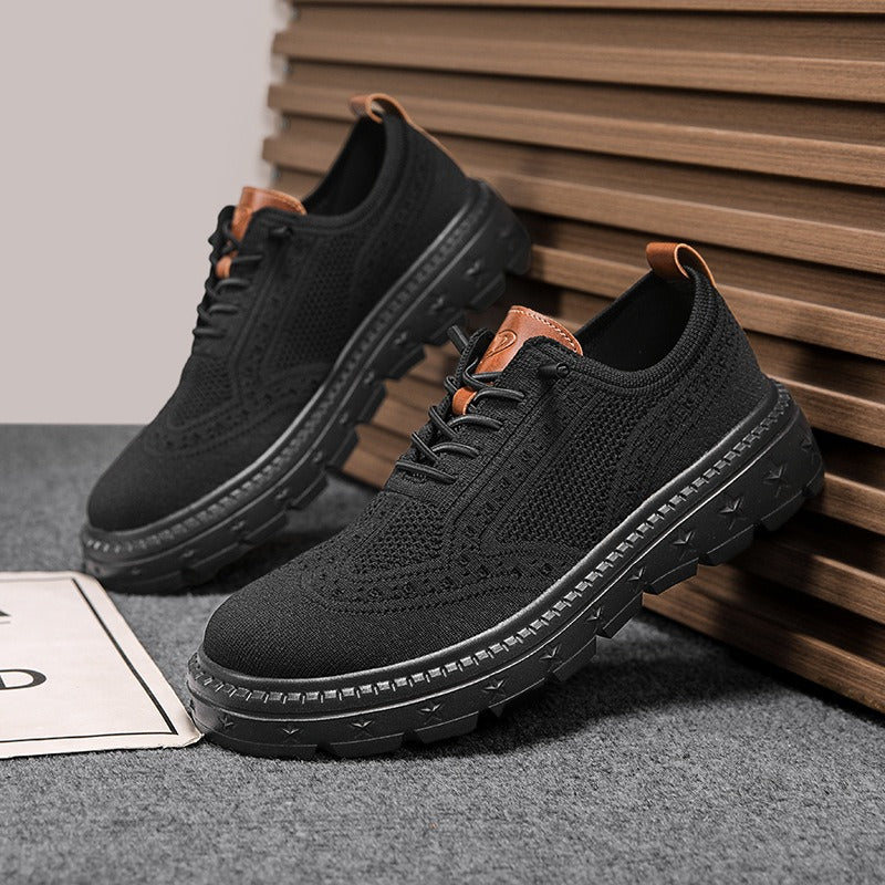 Platform slip-on comfortable men's shoes - Bellkmart