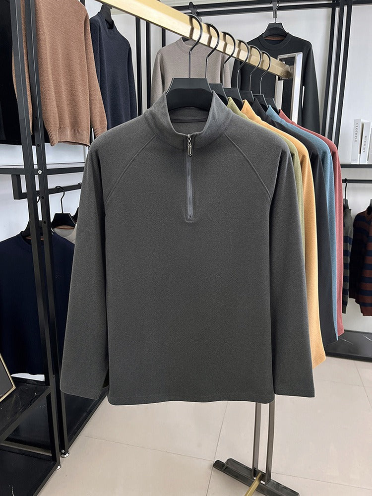 Men's stand collar Thickened sweatshirt