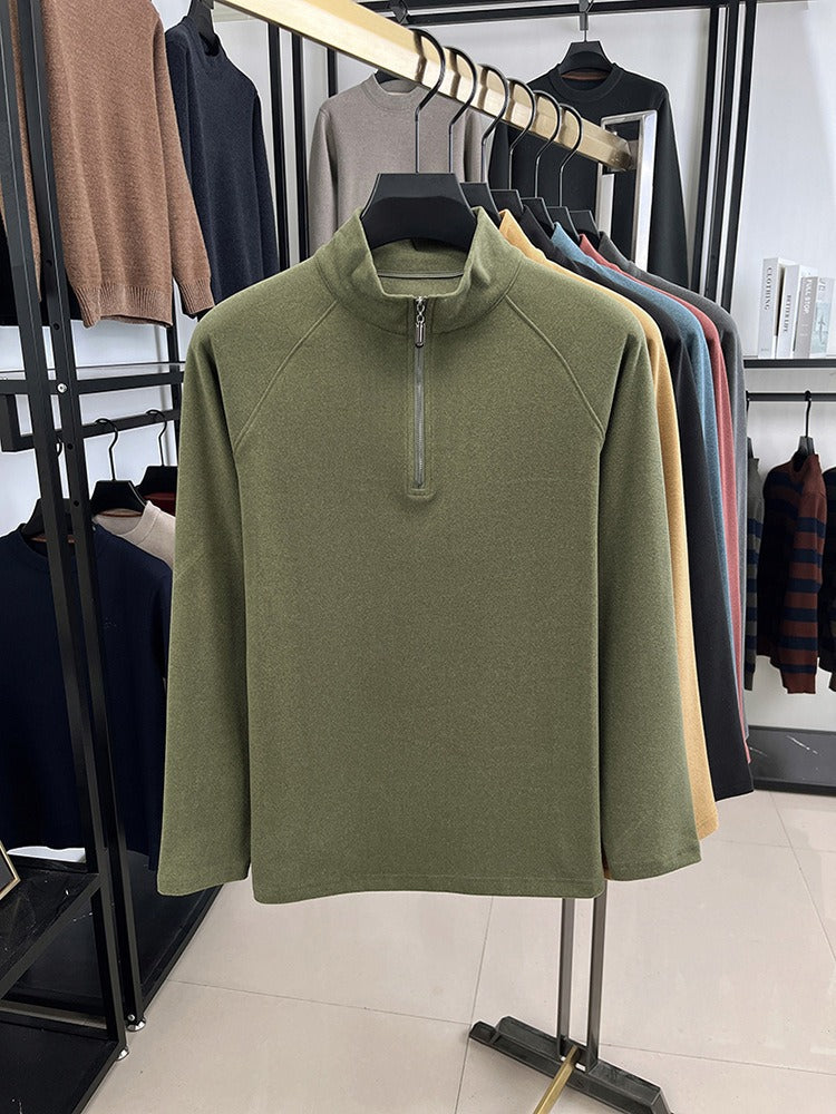 Men's stand collar Thickened sweatshirt
