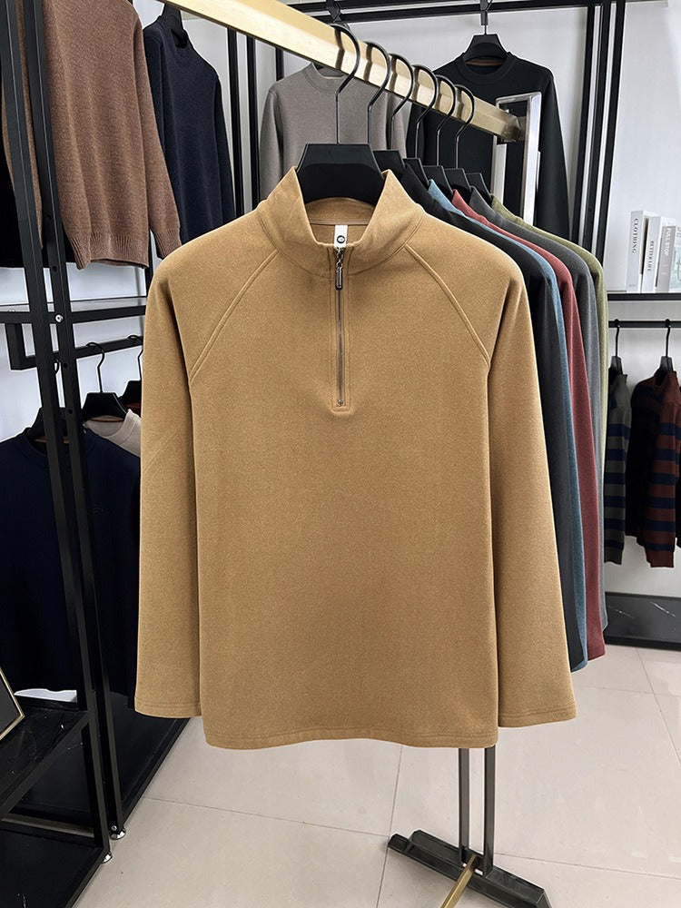 Men's stand collar Thickened sweatshirt