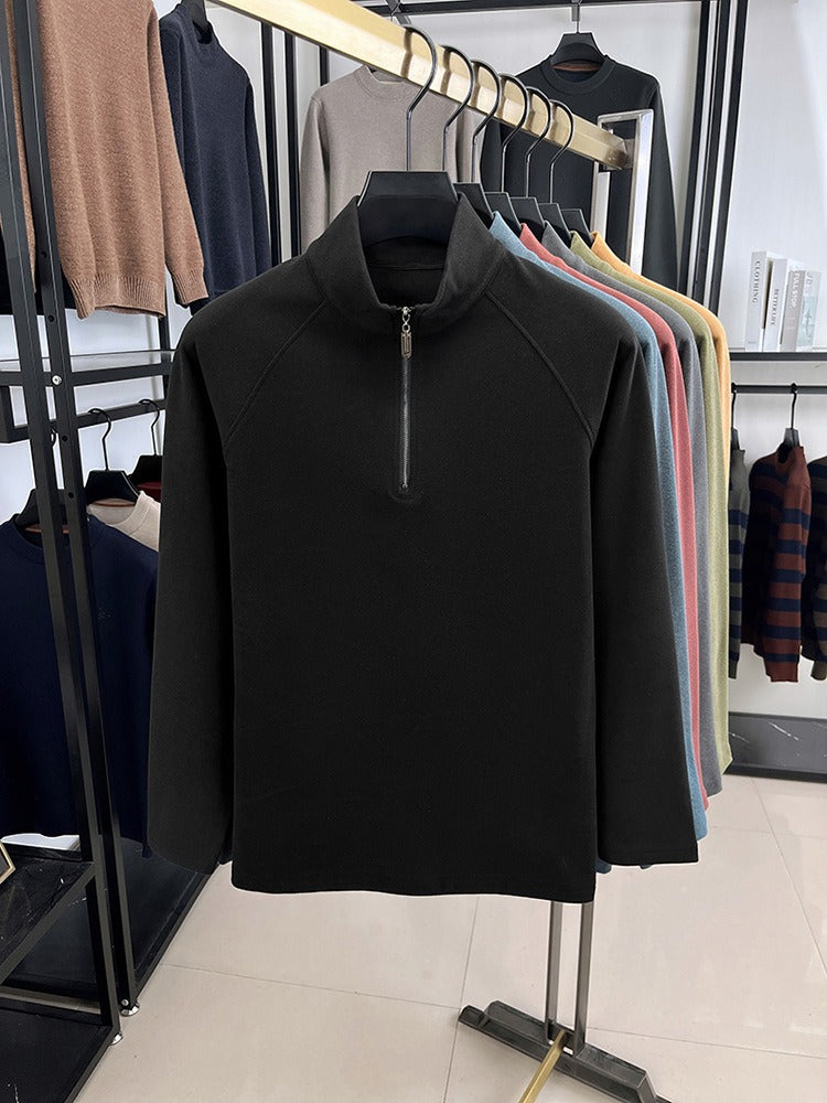 Men's stand collar Thickened sweatshirt