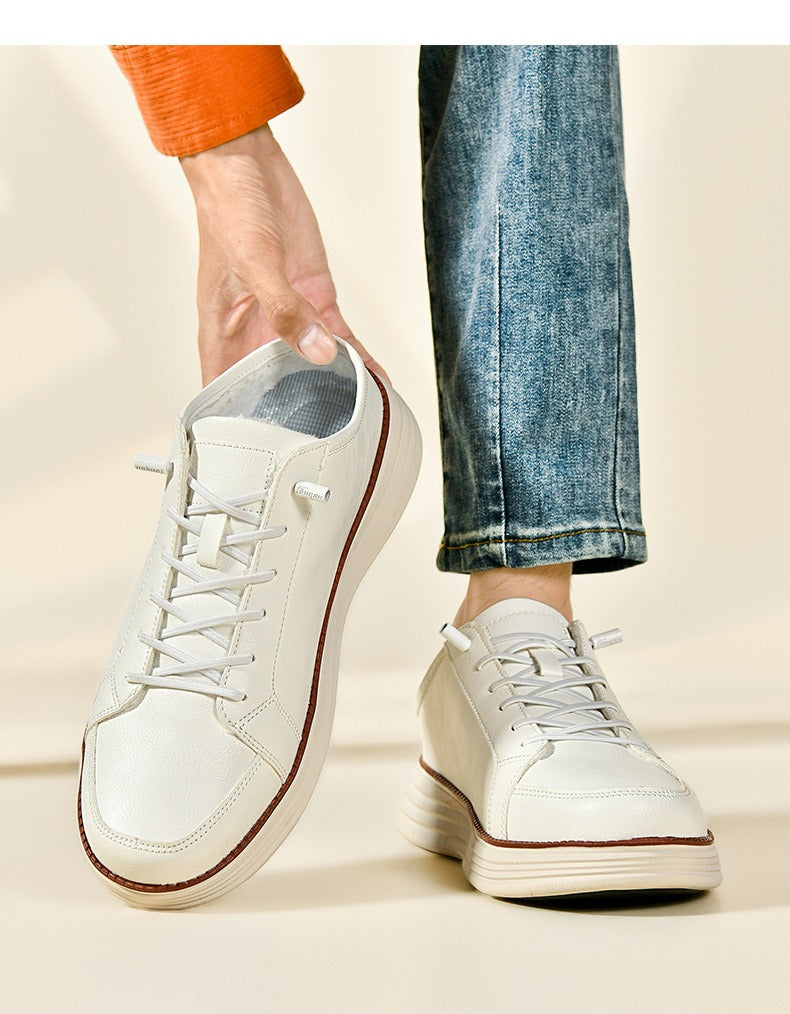 Men's fleece-lined outdoor slip-on shoes