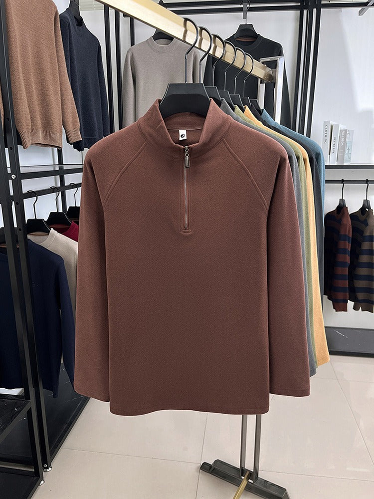Men's stand collar Thickened sweatshirt