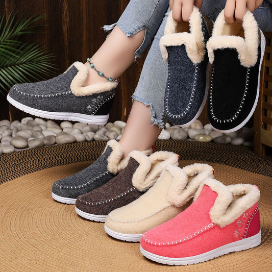 MAMA plus velvet cold-proof warm boots - Bellkmart