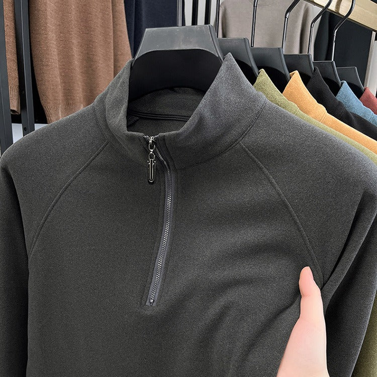 Men's stand collar Thickened sweatshirt