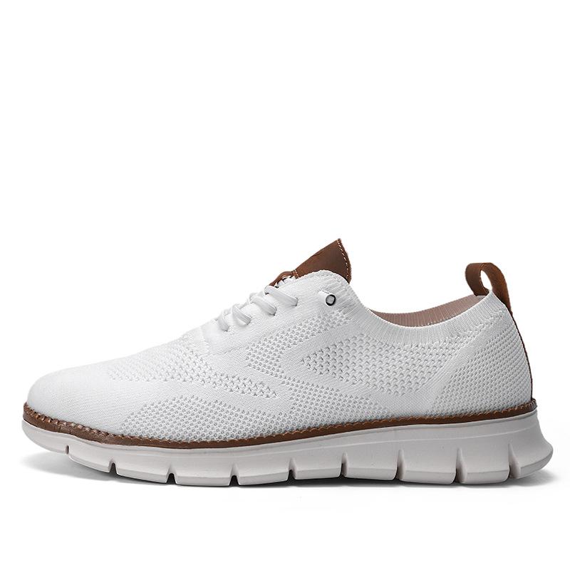 Bellkmart Super Comfy breathable Orthopedic Mesh Sneakers For Wide Feet - White - Bellkmart