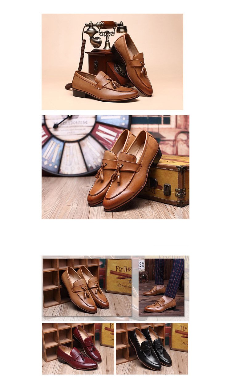 Italian handmade vintage tassel loafers - Bellkmart