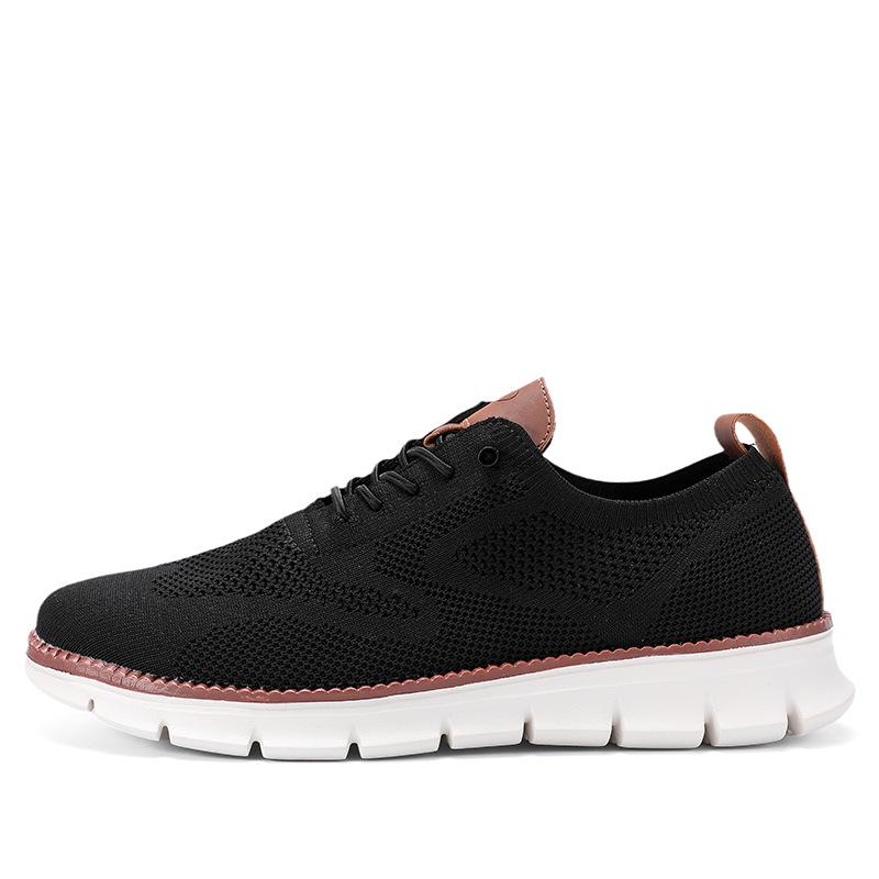 Bellkmart Super Comfy breathable Orthopedic Mesh Sneakers For Wide Feet - Black White - Bellkmart