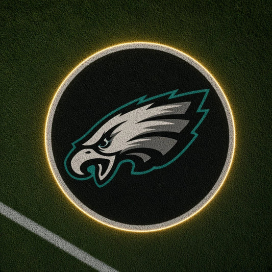 Philadelphia Eagles Football Car Door Projector Light grass scene