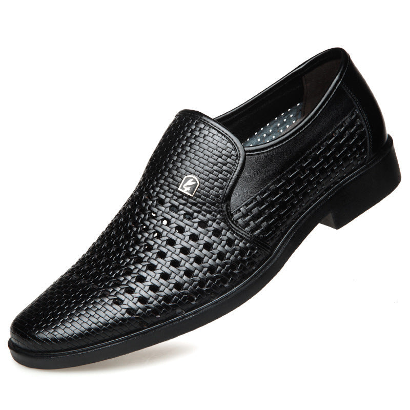 Genuine Leather Fashion Men Business Shoes - Bellkmart